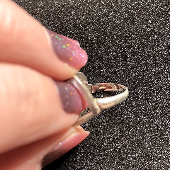 Sterling Silver Hearts Ring - Picture 3 of 4